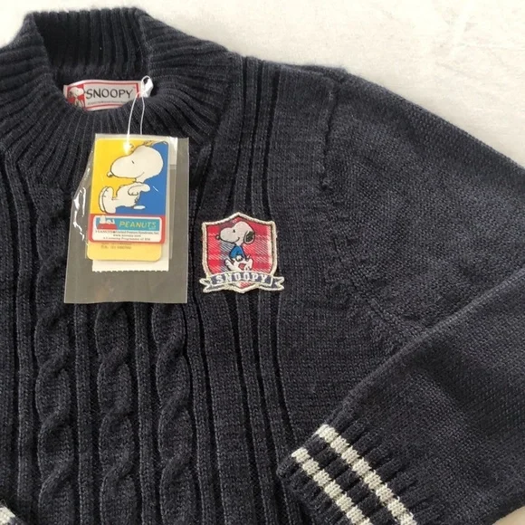 ✨Host✨pic Snoopy vintage sweater NWT peanuts. kids Sz 78 cm - Picture 11 of 16
